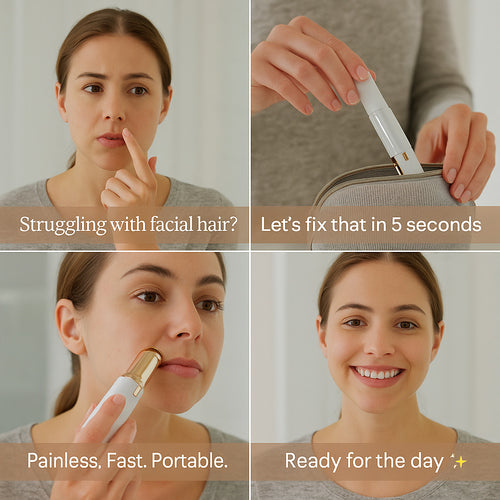 Facial hair eraser